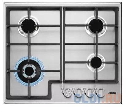 Газовая варочная поверхность Zanussi GPZ263SS серебристый