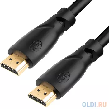 GCR Кабель 7.5m HDMI 1.4, 30/30 AWG, позолоченные контакты, FullHD, Ethernet 10.2 Гбит/с, 3D, 4K, экран, GCR-53616