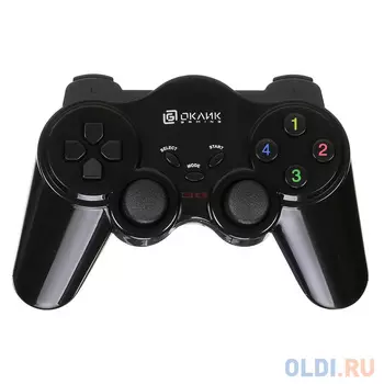 Геймпад Oklick GP-400MW черный USB Беспроводной виброотдача