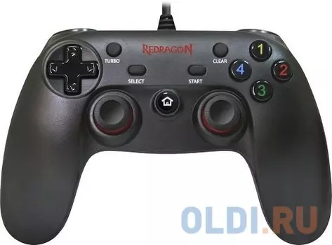 Геймпад проводной Redragon Saturn USB Xinput-PS3, 12кнопок, 2 стика