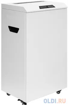 ГЕЛЕОС Шредер УО90-2, DIN P-2 (2 ур-нь секр.), полоса 3,9мм, 36-39 лист (70г/м2), CD/пл.карты/скрепки/скобы, 90 литров