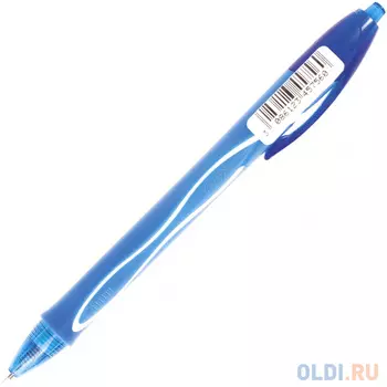 Гелевая ручка автоматическая BIC Gelocity Quick Dry синий 0.35 мм 950442