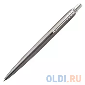 Гелевая ручка автоматическая Parker 2020645 "Jotter Premium Oxford Grey Pinstripe CT" черный