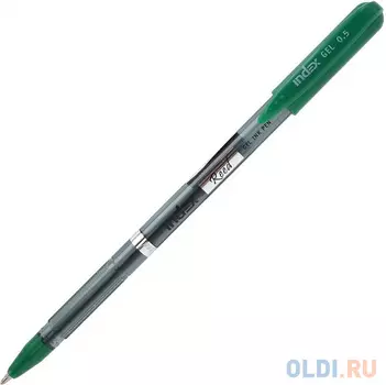 Гелевая ручка гелевая Index 4607692522573 зеленый 0.5 мм