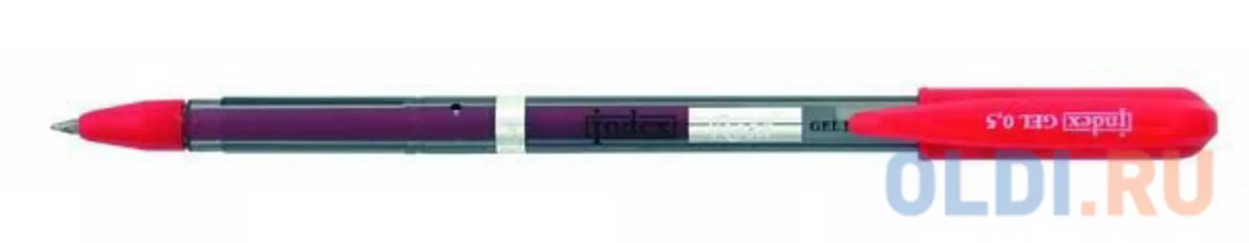 Гелевая ручка Index Reed красный 0.5 мм IGP101/RD