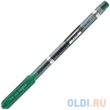 Гелевая ручка Index "Reed" зеленый 0.5 мм IGP101/GN