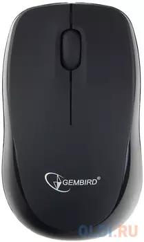 Gembird MUSW-360 {Мышь беспров., 2.4ГГц, черн, мини, 3кн, 1000DPI, блистер}
