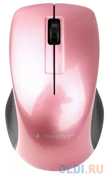 Gembird MUSW-370 {Мышь беспроводная, розовый, 2.4ГГц, 2кн+колесо-мышка, 1000 DPI, оптический}