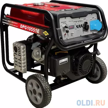Генератор бензиновый DDE DPG10551E однофазн.ном/макс. 7.5/8.5кВт (DDE S196, т/бак 25л, эл,остарт,КОЛ