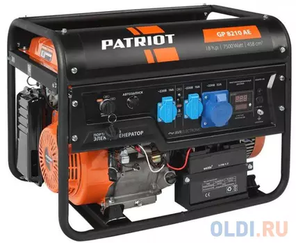 Генератор бензиновый PATRIOT GP 8210AE