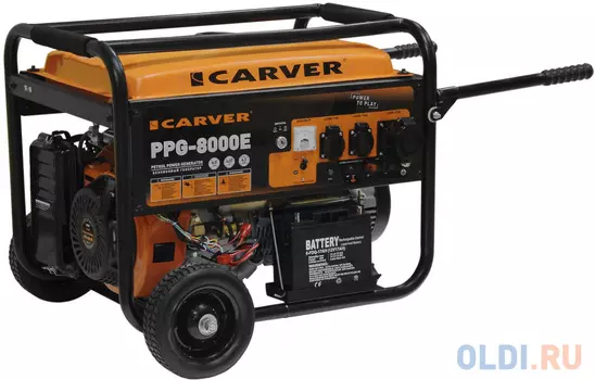 Генератор Carver PPG- 8000Е 11.1кВт