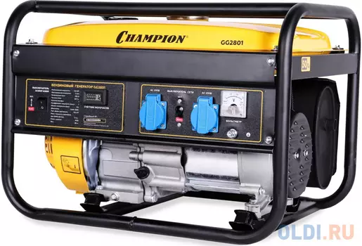 Генератор CHAMPION GG2801 (2,8/3,0 кВт OHV 7лс 15л 39 кг)
