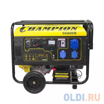 Генератор CHAMPION GG6501E +ATS 5/5.5кВт.OHV420 16лс 25л 85кг 2.5л/ч 12V