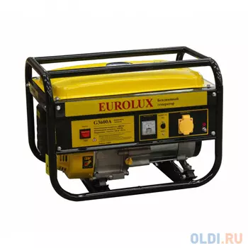 Генератор EUROLUX G3600A 6.5лс 2.5кВт бензин 220в 15л