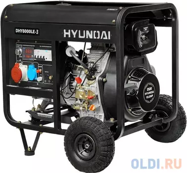Генератор Hyundai DHY 8000LE-3 6.5кВт