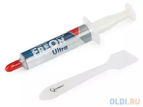 Термопаста Gembird FreOn Ultra GF-21-5 для радиаторов, 5гр, шприц