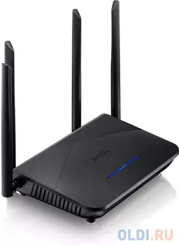 Гигабитный Wi-Fi маршрутизатор Zyxel NBG7510, AX1800, Wi-Fi 6, MU-MIMO, 802.11a/b/g/n/ac/ax (600+1200 Мбит/с), 1xWAN GE, 3xLAN GE (нет поддержки PPTP/