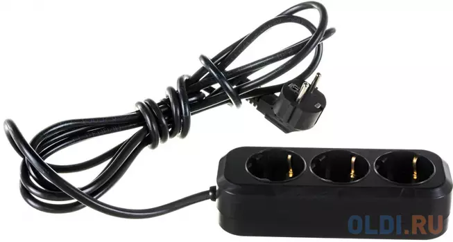 Gigant бытовой удлинитель с заземлением ПВС 3x0,75 3 гнезда 3м 80083
