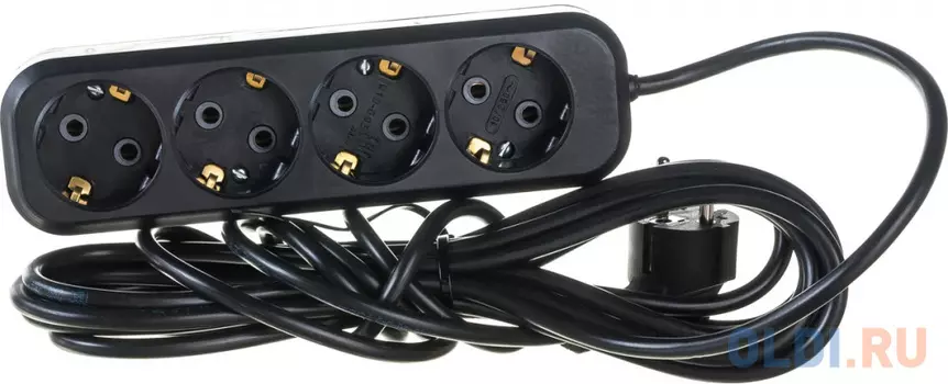Gigant бытовой удлинитель с заземлением ПВС 3x0,75 4 гнезда 5м 80087