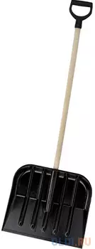 Gigant Лопата из поликарбоната с дер.чер., температурой работы до -60 C, черная 450*390мм GDEV-10