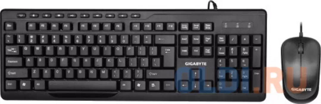 GK-KM6300 RU Комплект GK-KM6300 RU Black, Membrane, Switch Life 3-10 million times {20}
