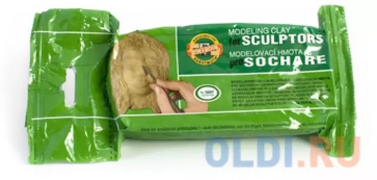 Глина для лепки KERAPLAST, 550 г, терракота