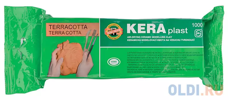 Глина для лепки Koh-i-Noor KERAPLAST 1 цвет 131707