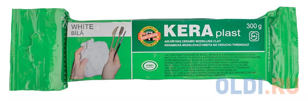 Глина для лепки Koh-i-Noor KERAPLAST 1 цвет 300гр 131708