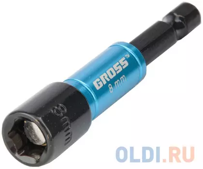 Головка GROSS 11617 торцевая магнит. nut-driver 8мм s2