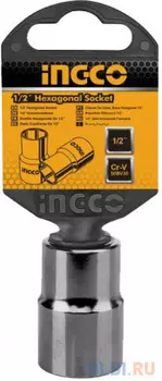 Головка шестигранная 1/2" INGCO HHAST12261