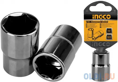 Головка шестигранная 1/2" INGCO HHAST12291