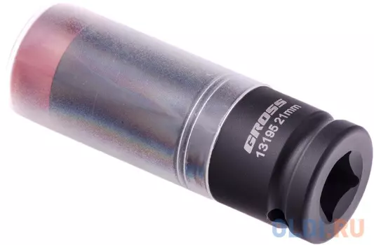 Головка ударная шестигранная для колесных дисков 21 мм 1/2", CrMo// Gross