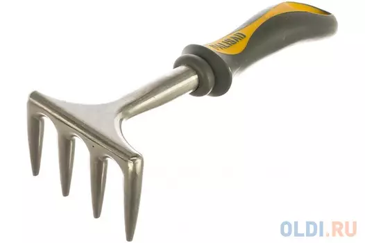 Грабли 4-зубые, двухкомпонентная рукоятка LUXE// Palisad