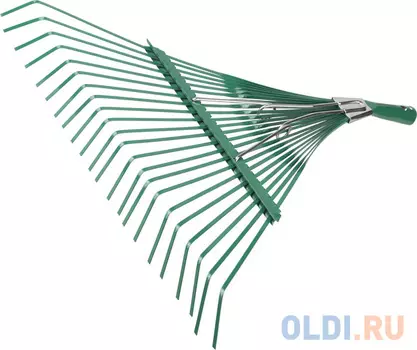 Грабли Grinda веерные усиленные 22 плоских зубца 421871