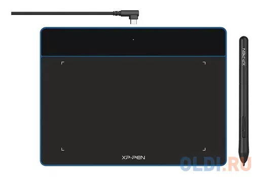Графический планшет XPPen Deco Fun S USB голубой