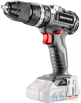 GRAPHITE Дрель-шуруповерт аккум бесщеточная с ударом Energy+ 18 V Li-Ion 13 мм без АКБ и ЗУ 58G020