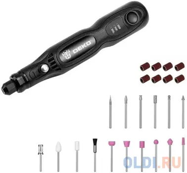 Гравер Deko DKRT3.6-Li SET насадок:24 кейс