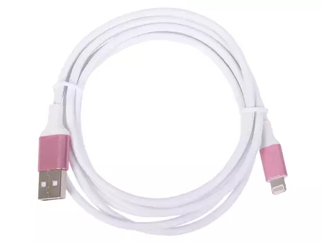 Greenconnect Кабель 1.5m Apple USB 2.0 AM/Lightning 8pin MFI для Iphone 5/6/7/8/X - поддержка всех I GCR-50778 розовый