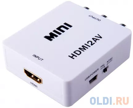 Greenconnect Мультимедиа professional конвертер HDMI -> AV серия Greenline GL-v126
