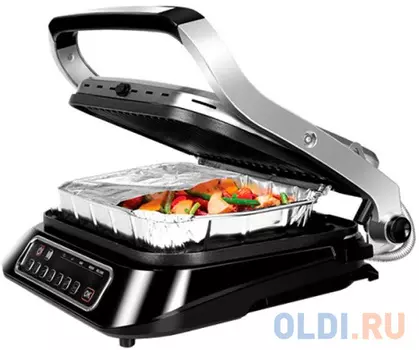 Гриль Redmond SteakMaster RGM-M807 нержавеющая сталь чёрный