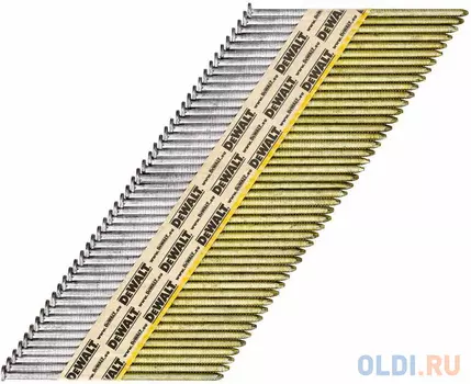 Гвозди для DCN690M2. 2.8 x 50мм. Гальваническое цинкование. Ребристые. 1 100 шт. DeWalt