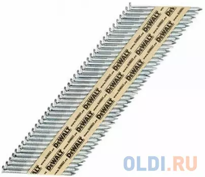 Гвозди для DCN690M2. 2.8 x 50мм. Горячее цинкование. Ребристые. 2 200 шт. DeWalt