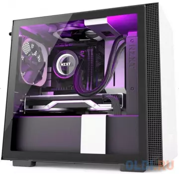 Корпус mini-ITX NZXT CA-H210i-W1 Без БП белый чёрный