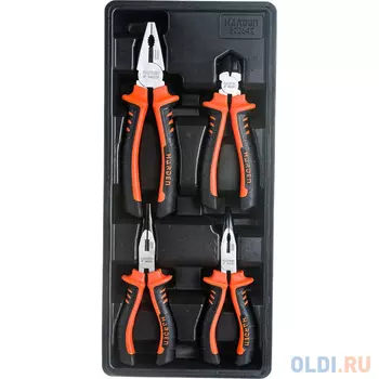 Harden Набор профессионального шарнирно-губцевого инструмента, 4 предмета, CRV 520642