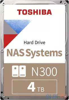 HDD Toshiba N300 NAS SATA3 4Tb 3.5" 7200 256Mb
