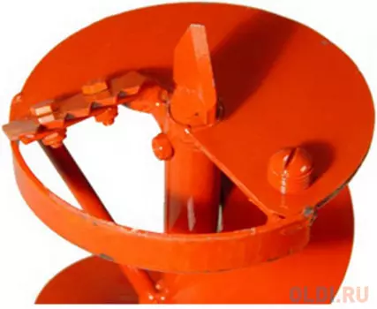 HITACHI Шнек для бурения земли, диаметр 8" комплекте переходник для бензобуров с валом 20мм