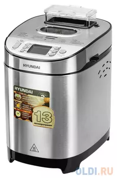 Хлебопечь Hyundai HYBM-M0313G 600Вт серебристый/черный
