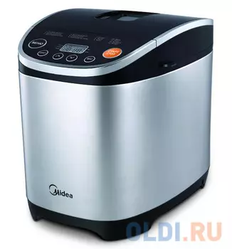 Хлебопечь Midea BM-220Q3-SS серебристый чёрный