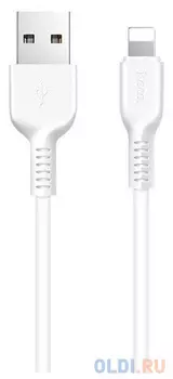 HOCO HC-68877 X20/ USB кабель Lightning/ 2m/ 2A/ White