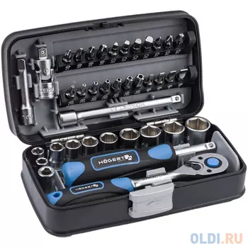 HOEGERT TECHNIK Набор инструментов, 38 шт., 1/4 HT1R462